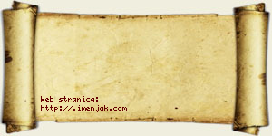 Alimpije Tanasković vizit kartica